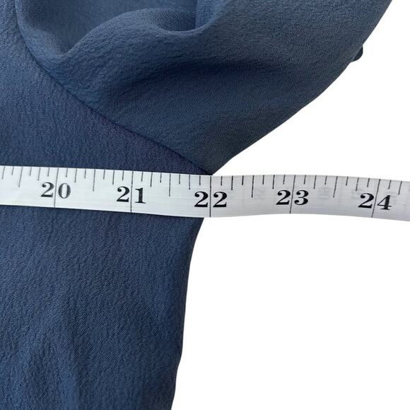 MM.LaFleur Lagarde Shirt Dusty Indigo Size 12 - Picture 10 of 13